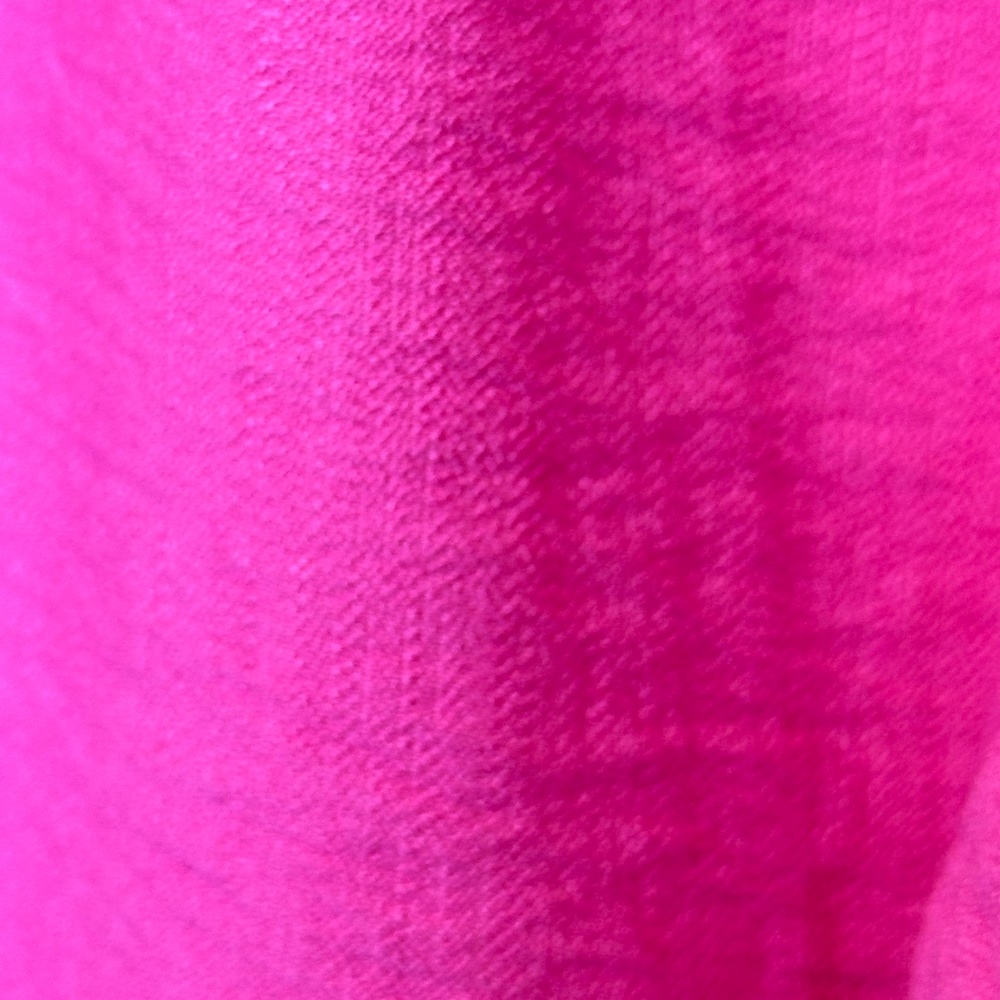 HG Barbie Pink Elastic Pull On Hip Pockets Wide Leg Lightweight Barbiecore Pants - Picture 9 of 12